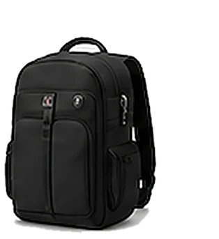 The same AppSell offer in a soft coral theme, discounting a camera backpack